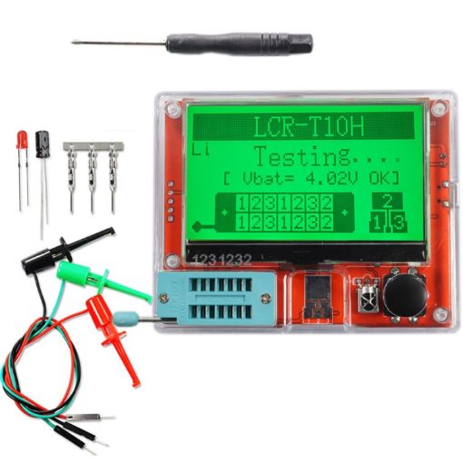 LCR-T10H Transistor Tester TFT Display, Battery-Powered - 1
