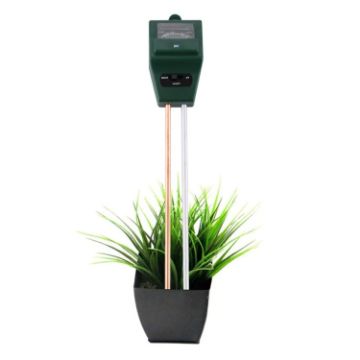 3 in 1 Green Soil Meter: PH, Moisture & Light Tester for Plants - 1