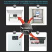 KWS-AC301-100A Digital AC Current Voltmeter 50-300V (Black) - 9