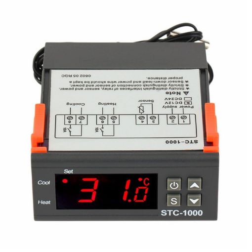 STC-1000 Microcomputer Temperature Controller Switch (12V) - 1