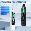 Black Portable Methane Gas Leak Detector Alarm - 2