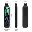 Black Portable Methane Gas Leak Detector Alarm - 3