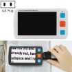 Portable 5.0" HD Vision Aid Magnifying Glass Reader, US Plug, White - 1