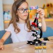 Children's Educational HD 1200x Microscope Toy - Pink - 7