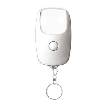 Rechargeable 5x Magnifying Glass with Light & Keychain (Silver) - 1