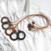 Adjustable Hanging Magnifier with Leather Case (Light Brown) - 2