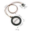 Adjustable Hanging Magnifier with Leather Case (Light Brown) - 3