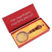 Retro 10X Handheld Reading Magnifier with Ebony Wooden Handle - 5