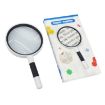 75mm Hand-Held Magnifier Glass with Anti-Skid Handle (4x Black White) - 5