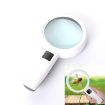 30x LED Handheld HD Lens Magnifying Glass 110mm for Elderly - 1