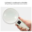 30x LED Handheld HD Lens Magnifying Glass 110mm for Elderly - 6