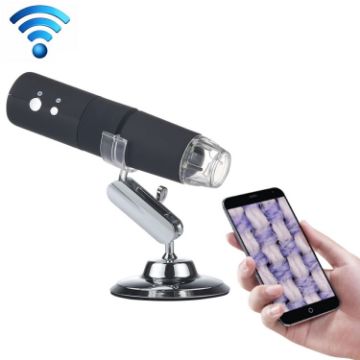 HD USB WiFi Digital Microscope 50X~1000X with Stand and 8 LED Lights - 1