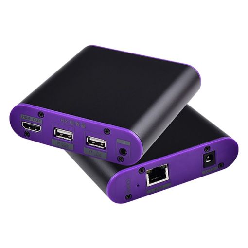 CAT872-KVM HDMI Extender over CAT5e/6, USB & KVM, 200m Transmission - 1