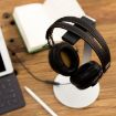 Dark Gray Aluminum Alloy H-Stand Headphone Display Storage Rack - 8