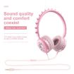Y19 Cute Dinosaur Cartoon Stereo Wired Headphones with Mic - 4