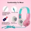 KID101 Black Red Portable Cute Children's Learning Headphones - 5