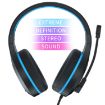 SADES MH601 Gaming Headset w/ Mic, 2.2m Cable, Noise Reduction (Black Blue) - 6