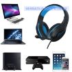 SADES MH601 Gaming Headset w/ Mic, 2.2m Cable, Noise Reduction (Black Blue) - 7
