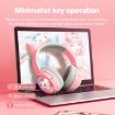 B5 Cat Ear Pink RGB Wireless Bluetooth HiFi USB-C Headset - 4
