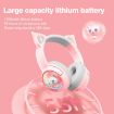 B5 Cat Ear Pink RGB Wireless Bluetooth HiFi USB-C Headset - 5