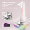 ONIKUMA ST-2 RGB Lighting Headset Stand (White) - 5