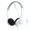 DANYIN DT326 Children's USB Headset with Microphone, 1.8m Cable, White - 1