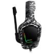 ONIKUMA K20 PS4 Gaming Headset with RGB Light & Mic (Black Gray) - 5