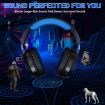 KOTION EACH G3100 Gaming Headset, Stereo Bass, 1.7m Cable, Black+Blue - 3