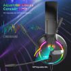 Soulbytes S19 RGB Gaming Headset with Mic, USB + 3.5mm, Black - 5