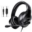 YINDIAO Q2 Black Head-mounted Gaming Headset with Microphone - 2