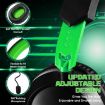 KOTION EACH G3100 Gaming Headset with Mic, 1.7m Cable (Black+Green) - 6
