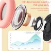 B39 Pink Cat Ear LED Light Wireless Bluetooth Headset - 4