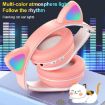 B39 Cat Ear LED Light Wireless Bluetooth Headset (White) - 6