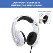 KOTION EACH G9000 Plus Gaming Headset with Mic, 2.1m (Black White) - 3