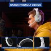 KOTION EACH G9000 Plus Gaming Headset with Mic, 2.1m (Black White) - 6