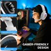 KOTION EACH G4100 Stereo Gaming Earphone with Mic, Black White, 2.1m - 4