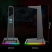 ONIKUMA ST-2 RGB Headset Holder Stand, Black - 2