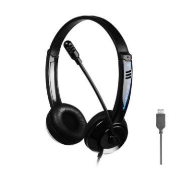 DANYIN DT326 USB Headset with Microphone, 1.8m Cable for Children - 1