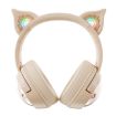 B5 Beige Cat Ear RGB Wireless Bluetooth USB-C HiFi Headset - 1