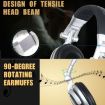 SENICC ST-80 HIFI Silver Head-mounted Spring Line Headset - 5
