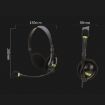 GAE-109 Wired Head-Mounted Headset with Microphone - 3