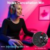 ERXUNG J5 Pink Head-Mounted Luminous Gaming Headset with Mic - 8