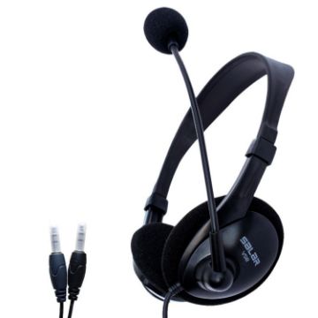 Salar V58 Dual Plug Gaming Headset with Microphone 3.5mm - 1
