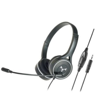 SOYTO SY-G30C Wired Noise Cancelling Gaming Headset, 3.5mm (Black) - 1