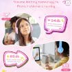 SoulBytes S31 Kids Over-Ear Wired Earphone with Mic, Pink, 1.5m - 7