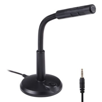 M-309 Black 3.5mm Plug Drive-free Computer Microphone - 1