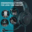 OneOdio PRO GD Wired Headset, 2m Cable for Phones/Tablets (Black) - 5