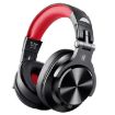 OneOdio A71 Wired Headphone with Mic, Noise Reduction, Red Black - 2