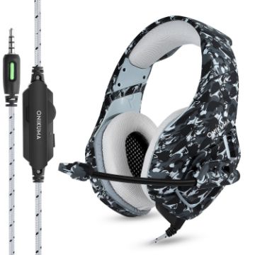 ONIKUMA K1 Noise Canceling Gaming Headphone with Mic, Multi-Platform - 1