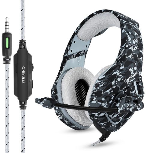ONIKUMA K1 Noise Canceling Gaming Headphone with Mic, Multi-Platform - 1
